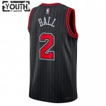 Chicago Bulls Trikot Lonzo Ball 2 Jordan 2022-23 Statement Edition Schwarz Swingman - Kinder